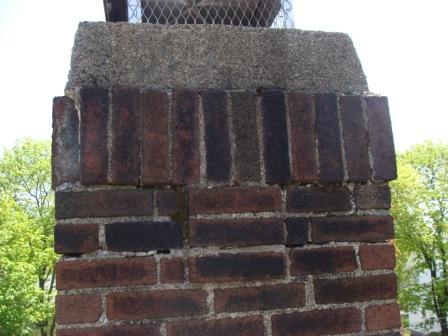 NortheastChimneySweeps.com Unlined Flue Woburn Ma Flue Liners Caps Pointing Repairs Needs pointing